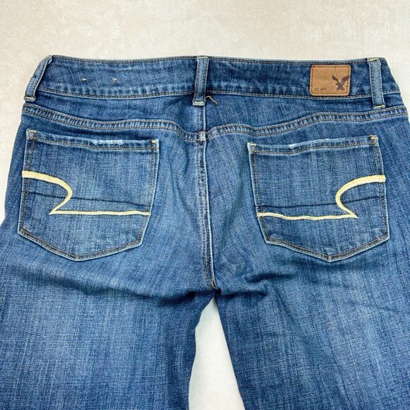 American Eagle Outfitters Skinny Stretch Jeans Blue Women's Size 6 W28 L36 - Picture 14 of 16
